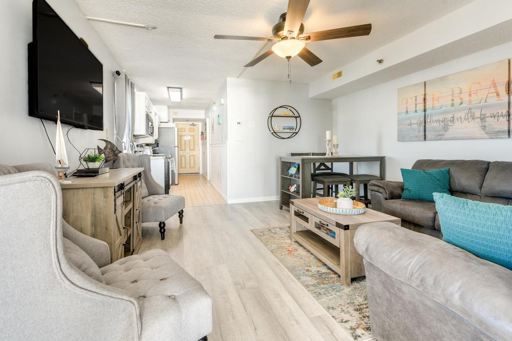 Oceanfront North Myrtle Beach Condo With Indoor Pool ภายนอก รูปภาพ